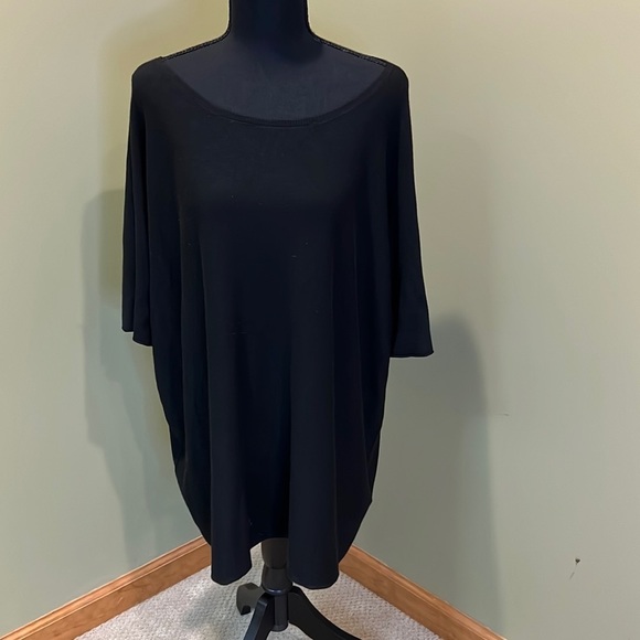Eileen Fisher Oversized Short Sleeved Sweater made of...